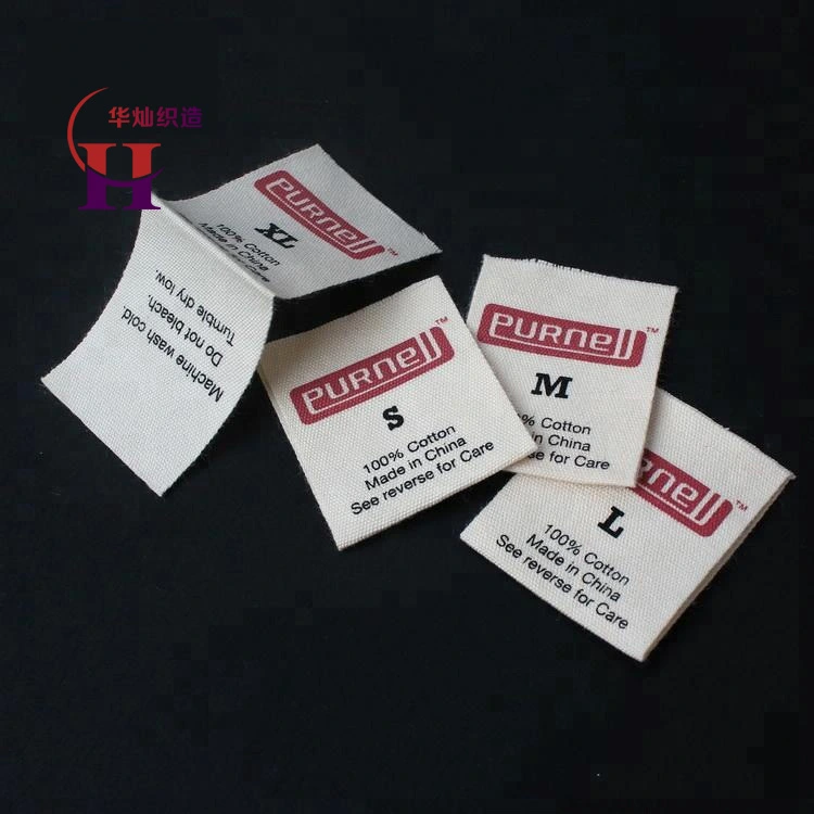 Sew-on-Custom-Brand-Logo-Screen-Printed-100-Cotton-Tape-Wash-Care-Labels-and-Size-Tags-for-Blouses